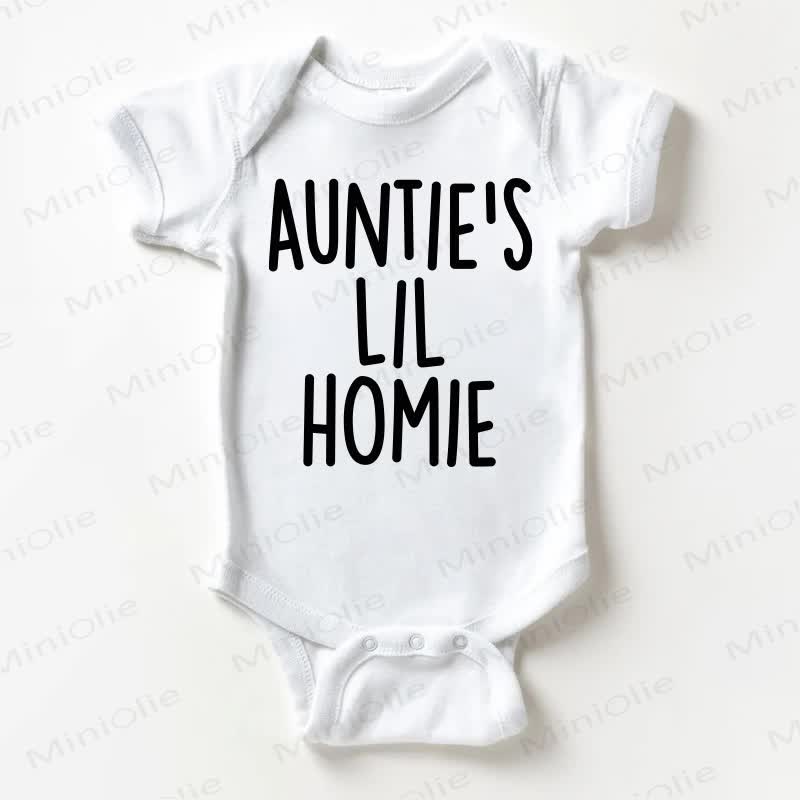  AUNTIE'S LIL HOMIE Baby Bodysuit in Weiß - Weiß - 18-24M - image 1