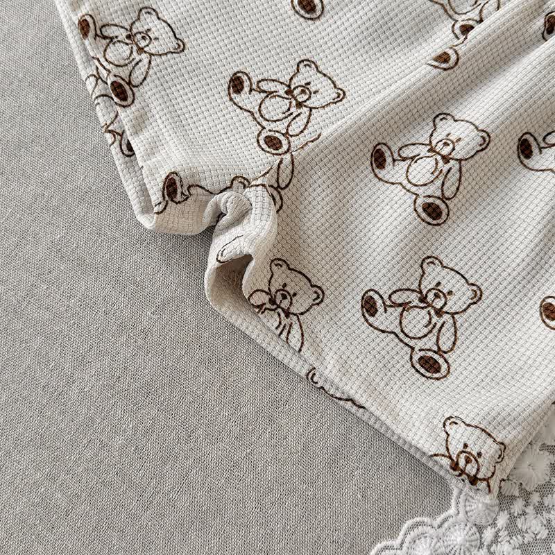 Baby Bär Waffel T-Stück und Shorts 2-teiliges Set - image 8