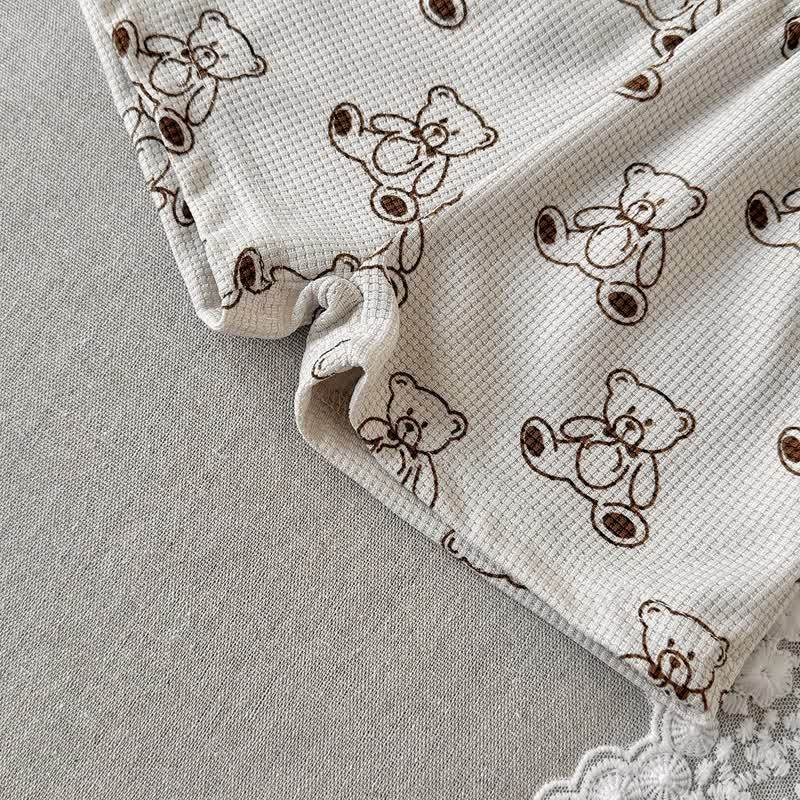 Baby Bär Waffel T-Stück und Shorts 2-teiliges Set - image 8