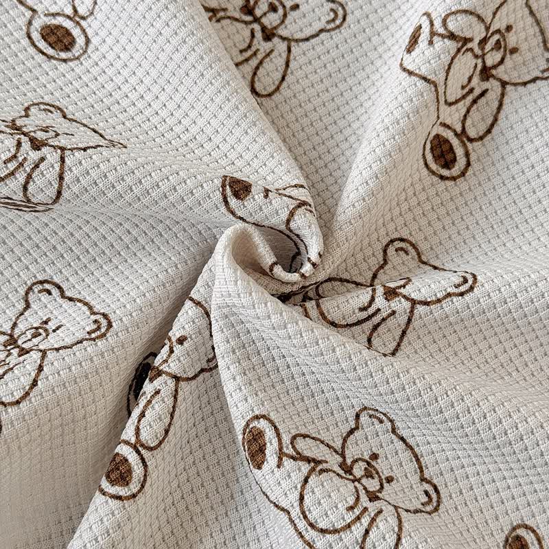 Baby Bär Waffel T-Stück und Shorts 2-teiliges Set - image 9