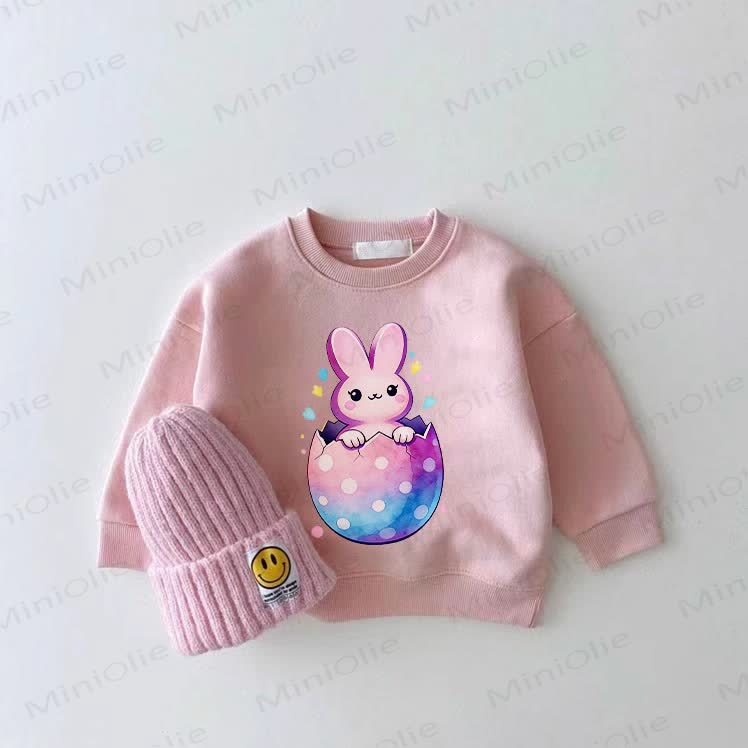 Baby Ostern - Sweatshirt , Rosa, - Rosa - 2-3J - image 1