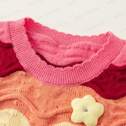 Sternenweste für Kleinkindmädchen/Weißes Hemd/ Blau Jeans - image 4