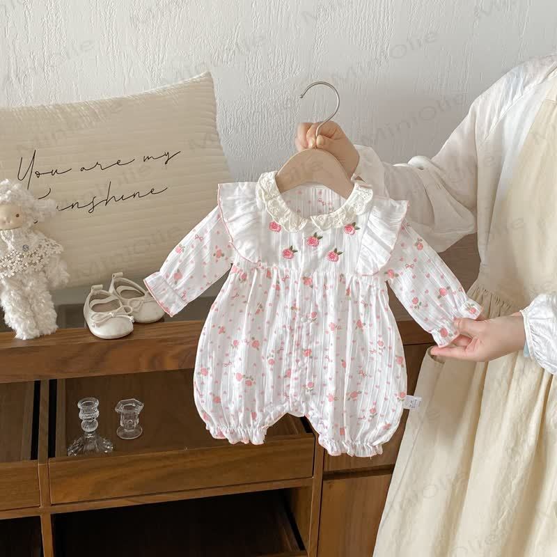 Baby Strampler mit Blumen und Strampler - Langarm - 18-24M - image 2