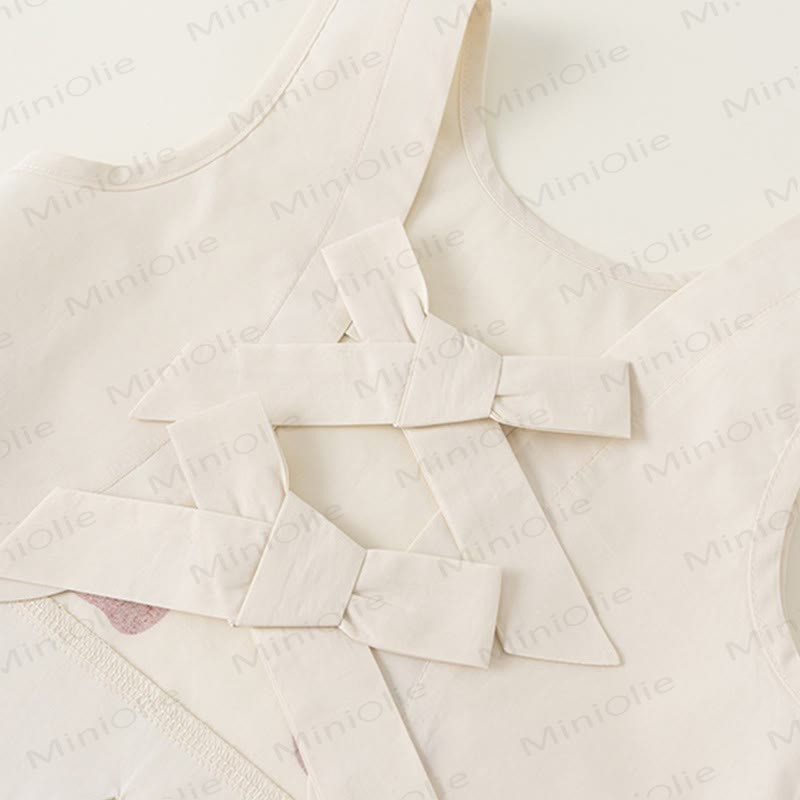 Tomatenfarbenes Tanktop und Hose Set für Kleinkind-Mädchen - image 7