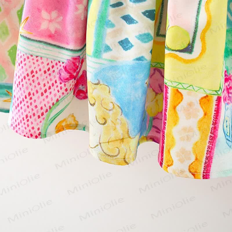 Bunt Blume - Kleid für Kleinkind - image 8