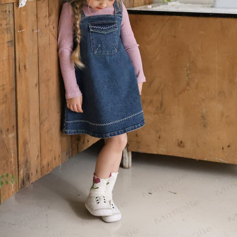 Denim Kleid mit Taschen, Kleinkind - image 11