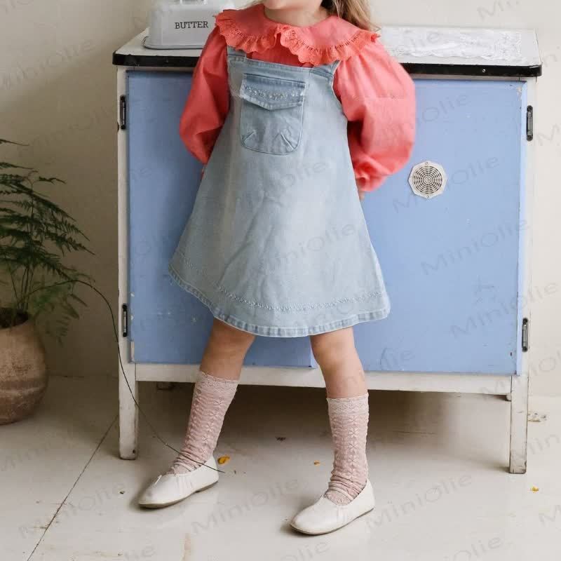 Denim Kleid mit Taschen, Kleinkind - image 6