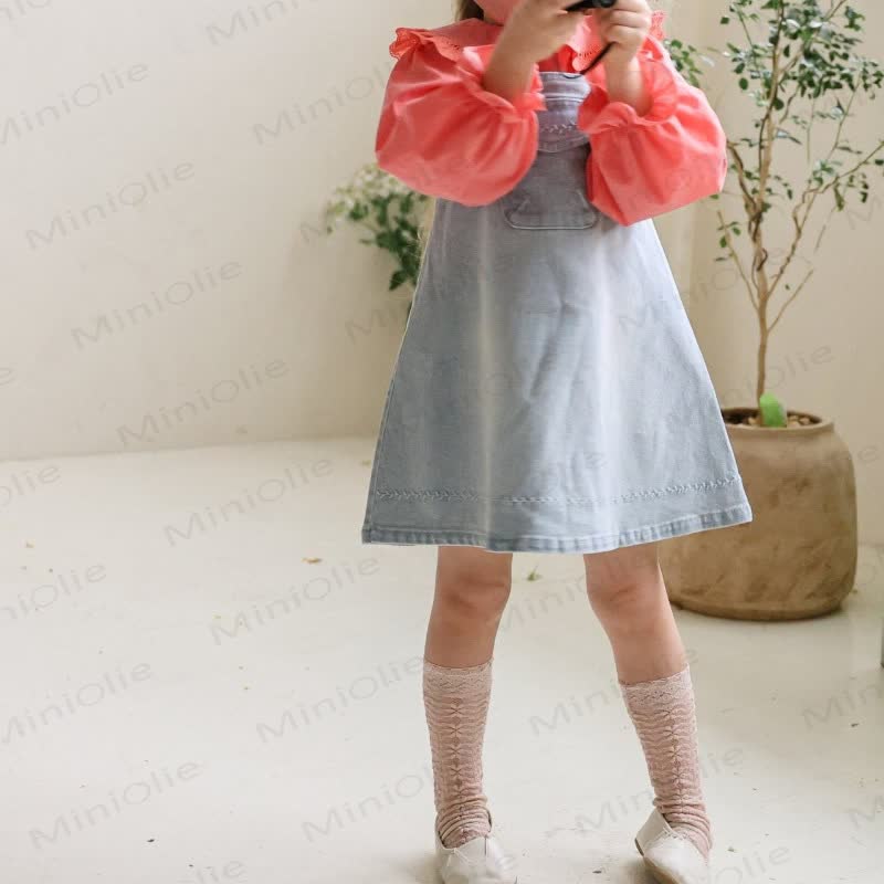 Denim Kleid mit Taschen, Kleinkind - image 4