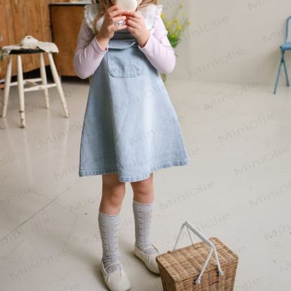 Denim Kleid mit Taschen, Kleinkind - image 5