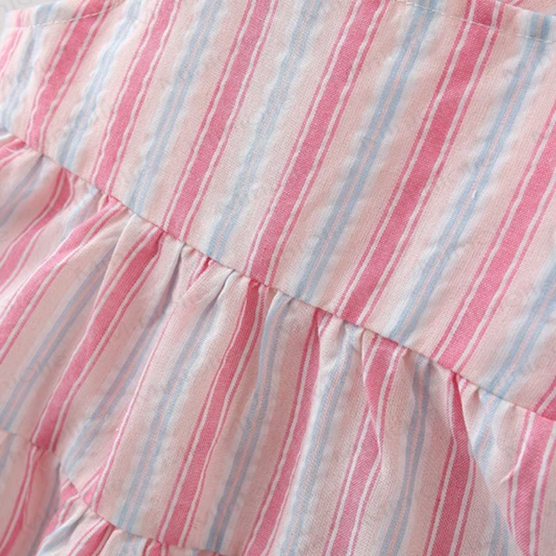 Streifen Kleid für Baby und Kleinkind mit Hut - image 14