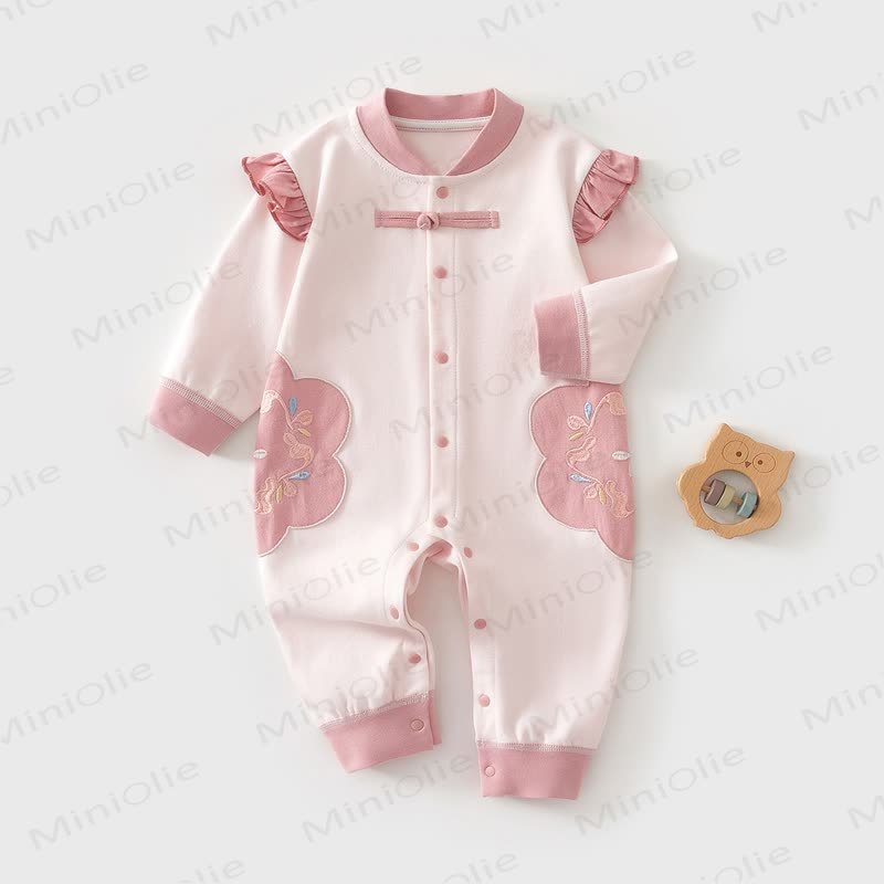 Baby Strampler mit Blume und Strampler - Rosa - 18-24M - image 1