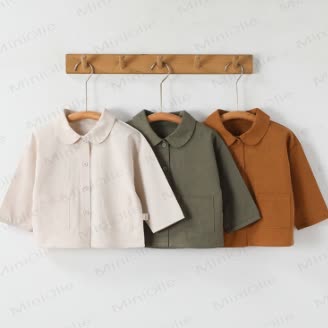 Baby Kleinkind in Einfarbig mit Tasche - image 1