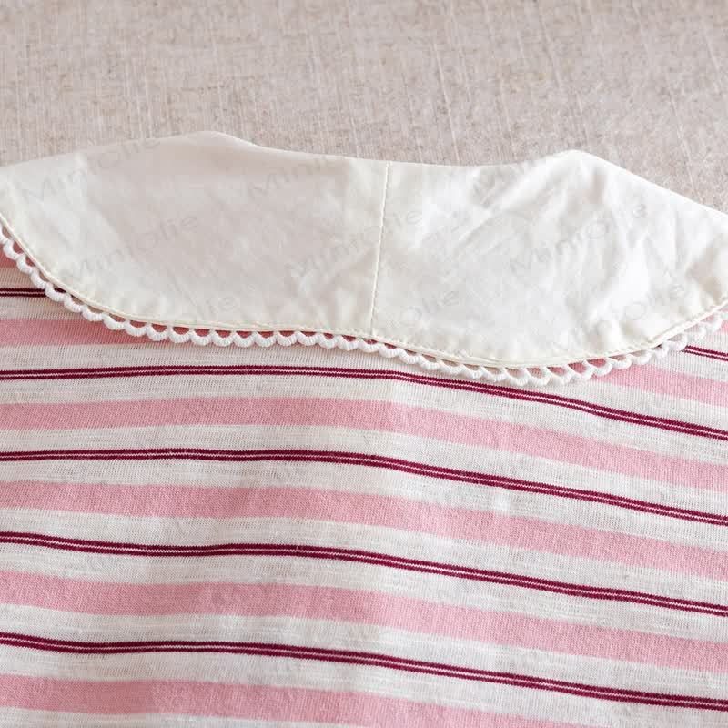 Baby Kleinkind Mädchen Rosa Streifen T-Shirt - image 7