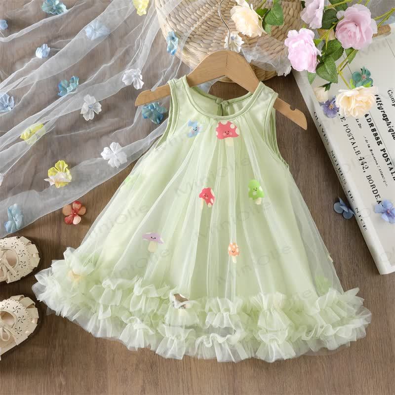 Pilz- Kleid für Kleinkind - Grün - 4-5J - image 7