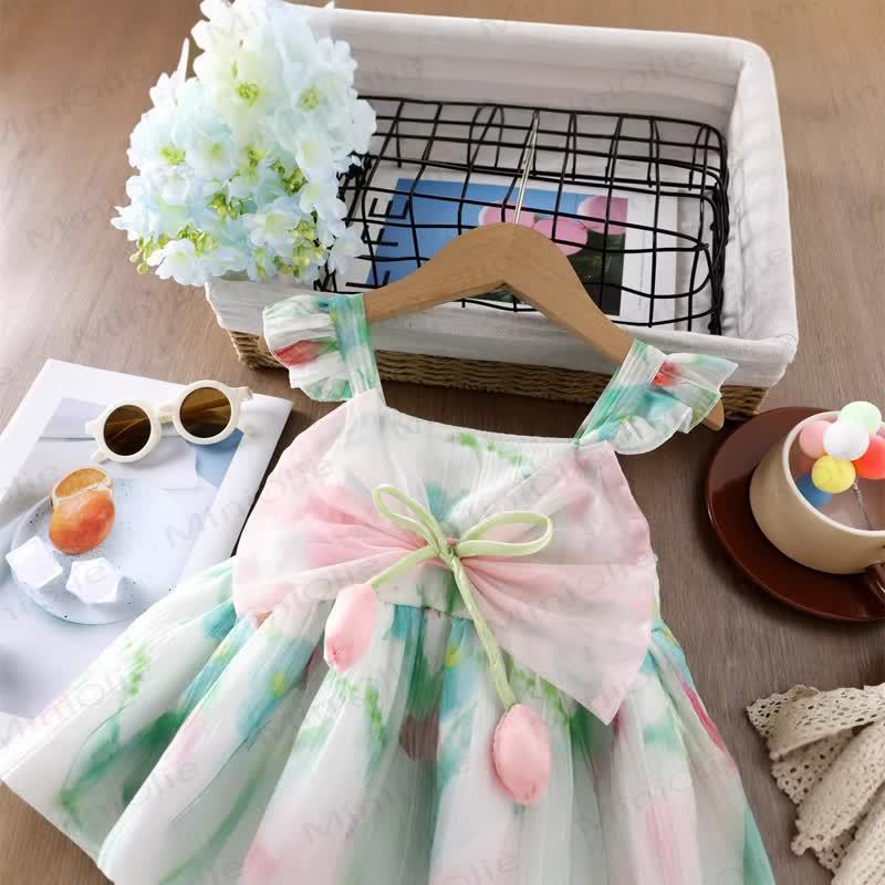 Tulpengrünes Kleid für Baby und Kleinkind - image 3