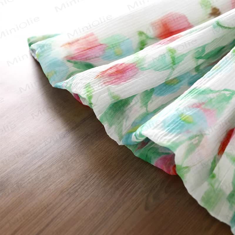 Tulpengrünes Kleid für Baby und Kleinkind - image 4