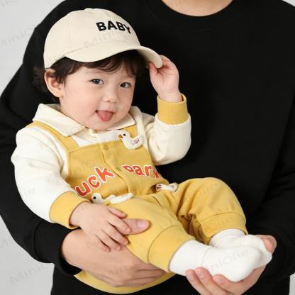 DUCK PARTY Baby Fake 2-teiliger Strampler - image 3