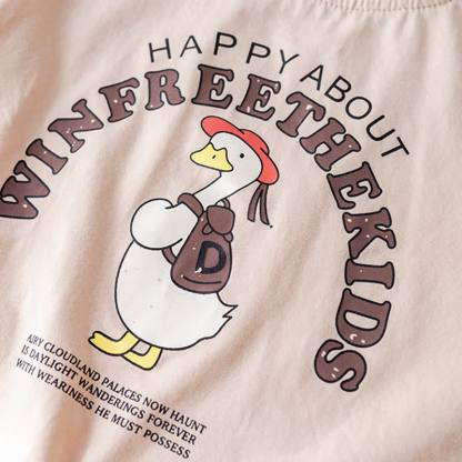 Set aus T-Stück -T- Ente und Overalls für Kleinkind - image 10