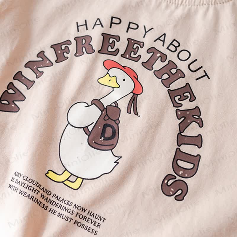 Set aus T-Stück -T- Ente und Overalls für Kleinkind - image 10