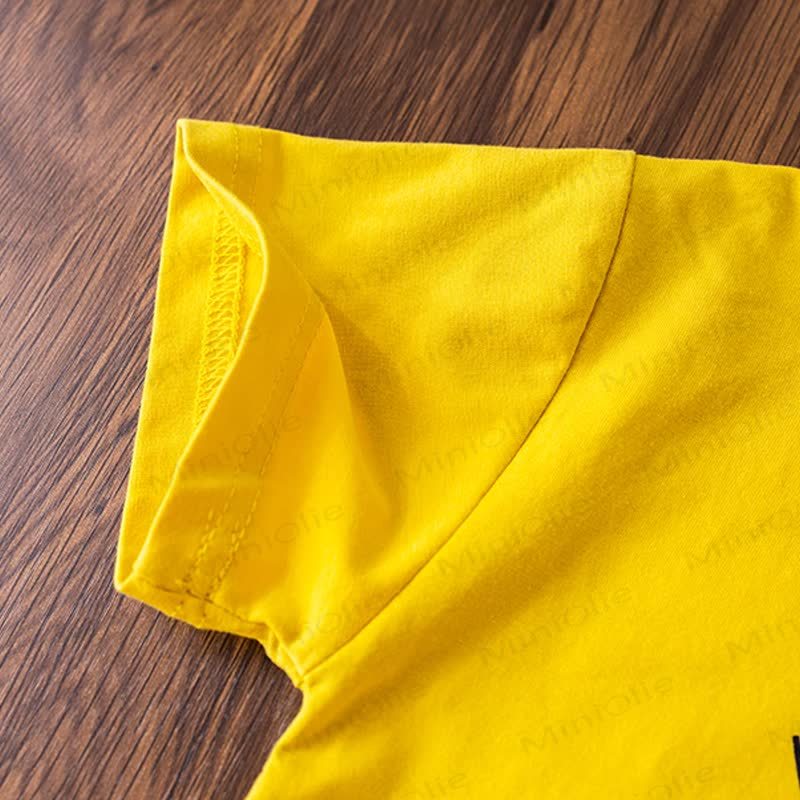 Set aus T-Stück -T- Ente und Overalls für Kleinkind - image 6