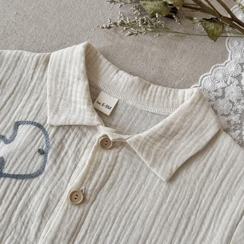 Baby Fisch Shirt und Shorts 2-teiliges Set - image 5