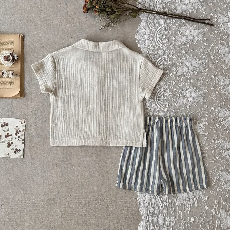 Baby Fisch Shirt und Shorts 2-teiliges Set - image 4