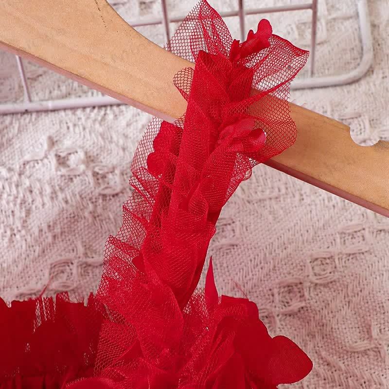 Baby Schmetterling Rotes Kleid - image 4