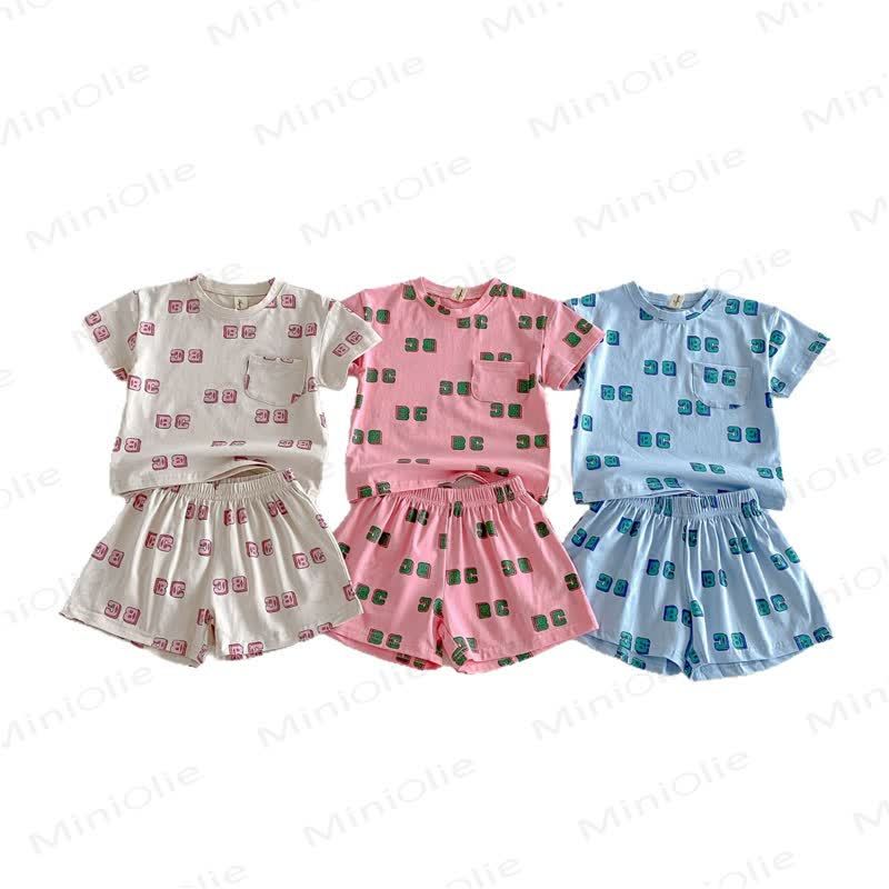 Kleinkind Alphabet- T-Stück und Shorts Set - image 19