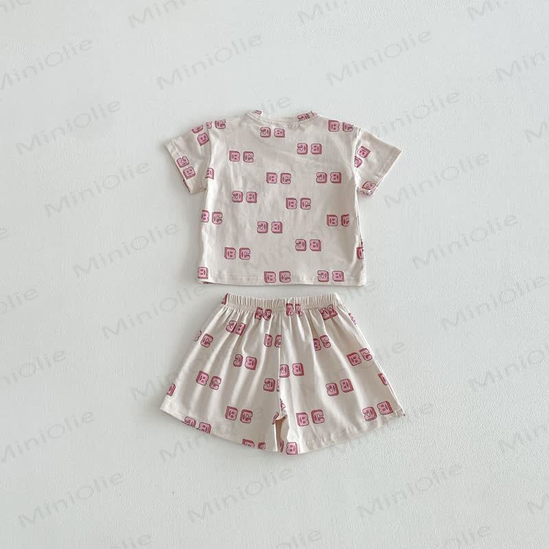 Kleinkind Alphabet- T-Stück und Shorts Set - image 4