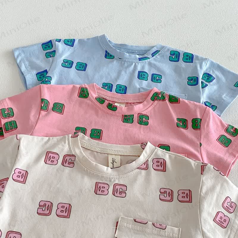 Kleinkind Alphabet- T-Stück und Shorts Set - image 11