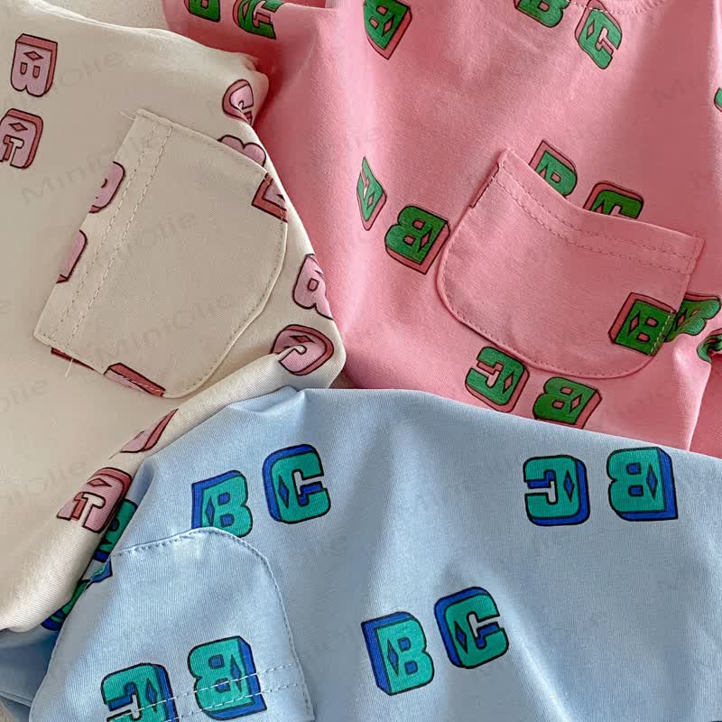 Kleinkind Alphabet- T-Stück und Shorts Set - image 14