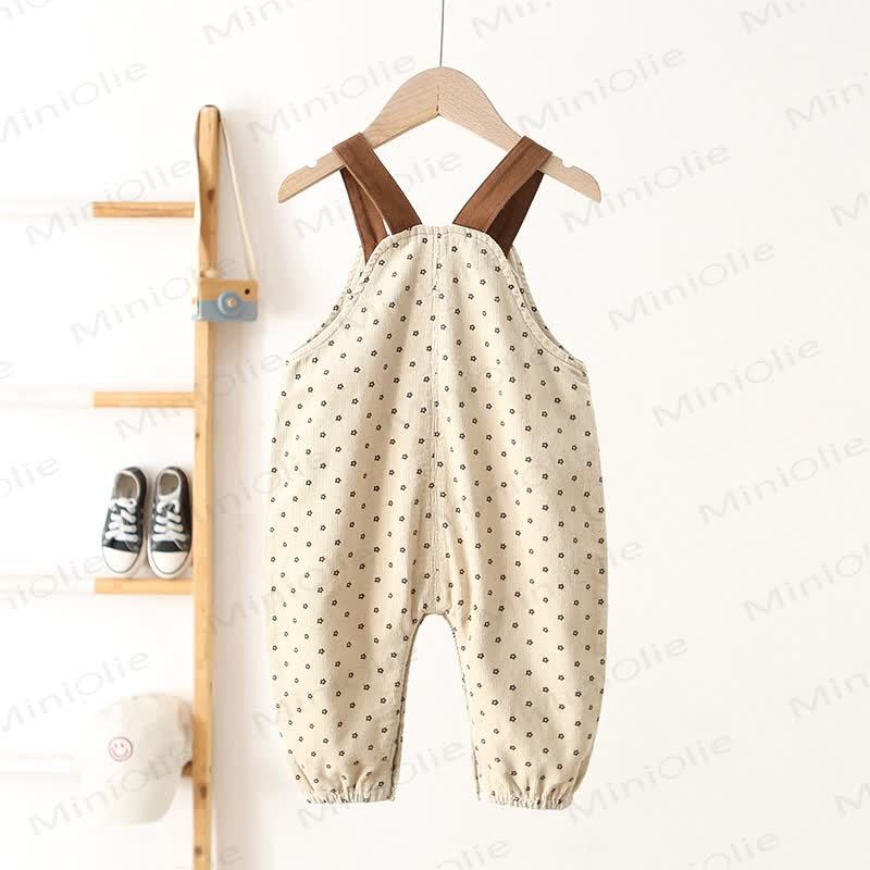 Cord Overalls mit Blume für Baby und Kleinkind - image 2