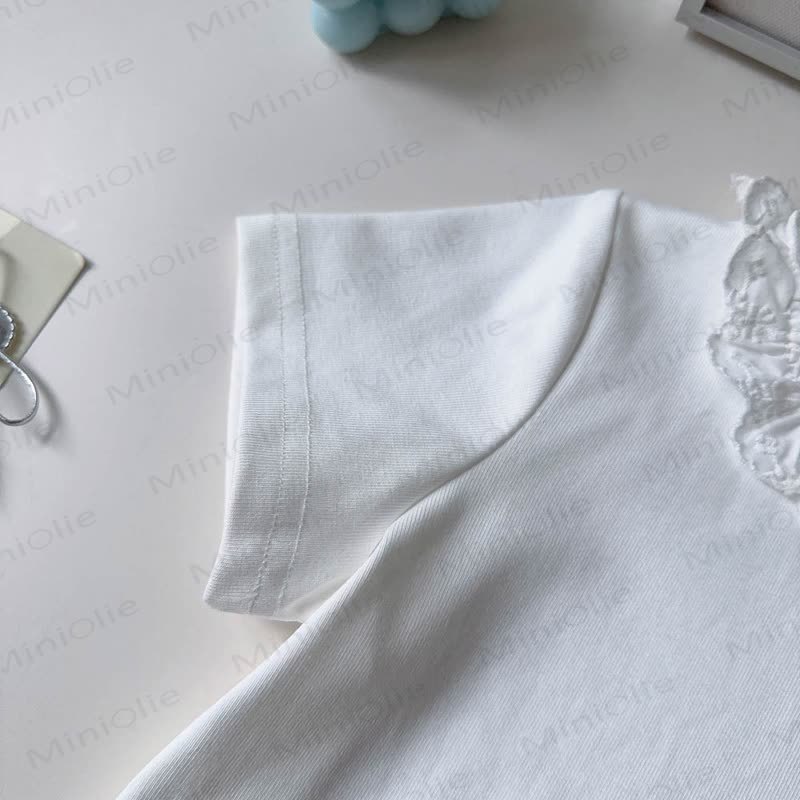 Weißes T-Stück und Bär - Kleid für Kleinkind - image 8