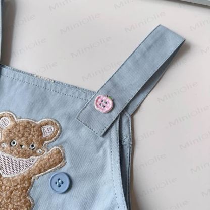 Weißes T-Stück und Bär - Kleid für Kleinkind - image 13