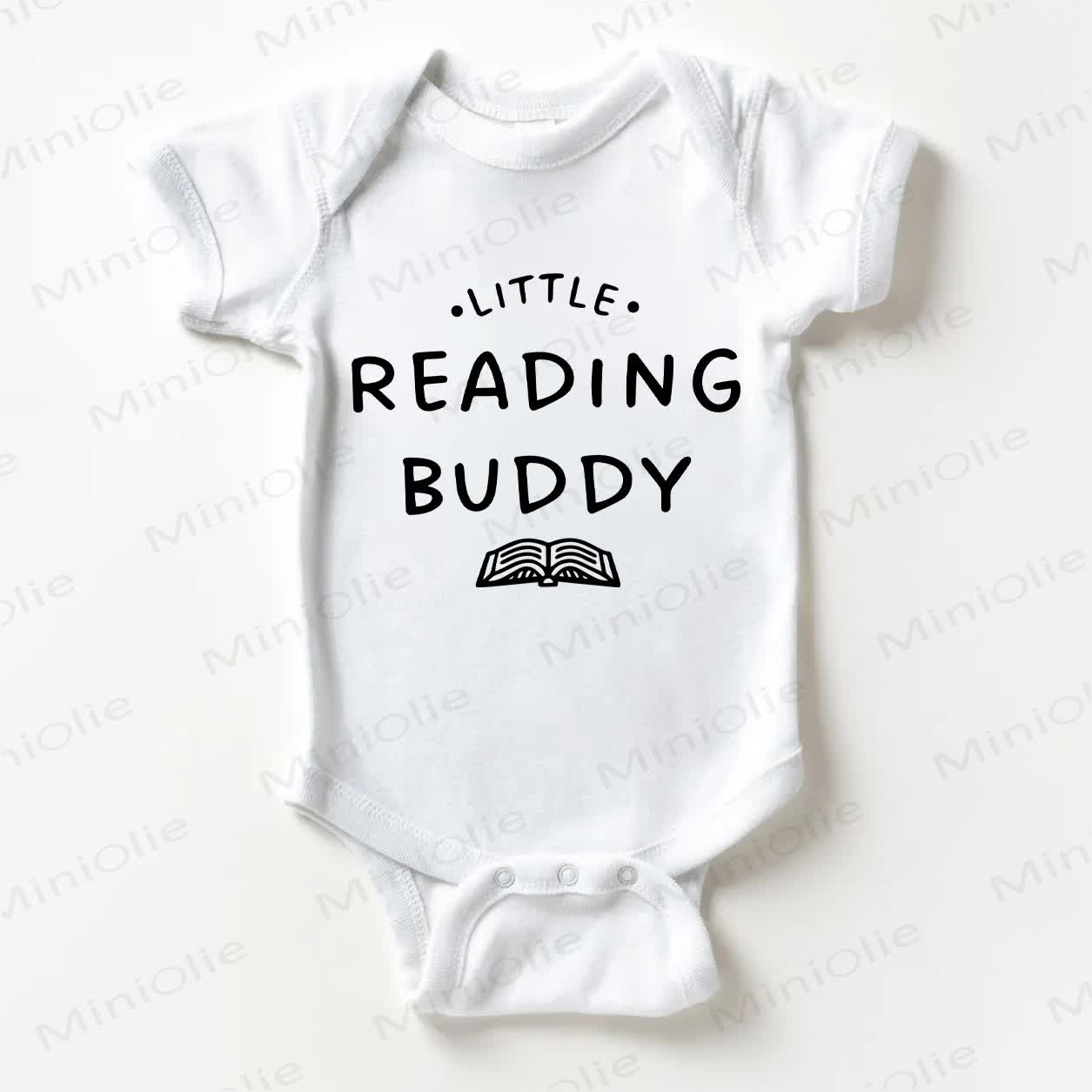 LITTLE READING BUDDY Baby Bodysuit, weiß - Weiß - 18-24M - image 1