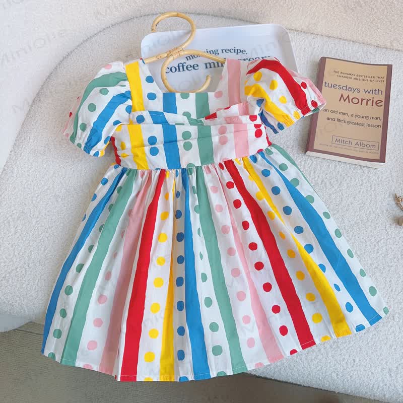 Kleinkind mit Puffärmeln und Polaka Punkt für Kleinkinder - image 2