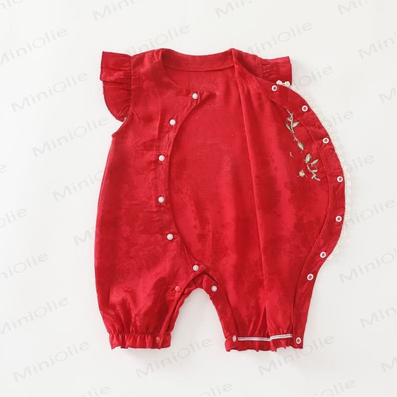 Baby Strampler mit Blumen und flatternden Strampler - image 7