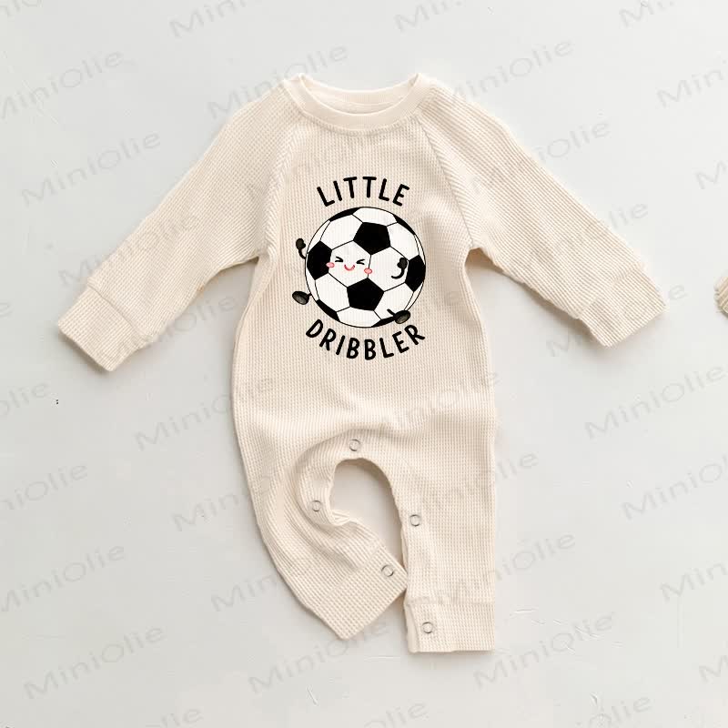 LITTLE DRIBBLER Baby Waffel Strampler - Beige - 18-24M - image 1