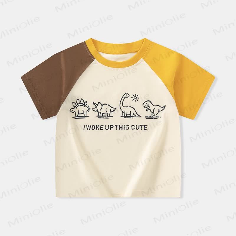 Ich bin mit diesem süßen Dino -T-Shirt für Kleinkind I WOKE UP THIS CUTE - image 6