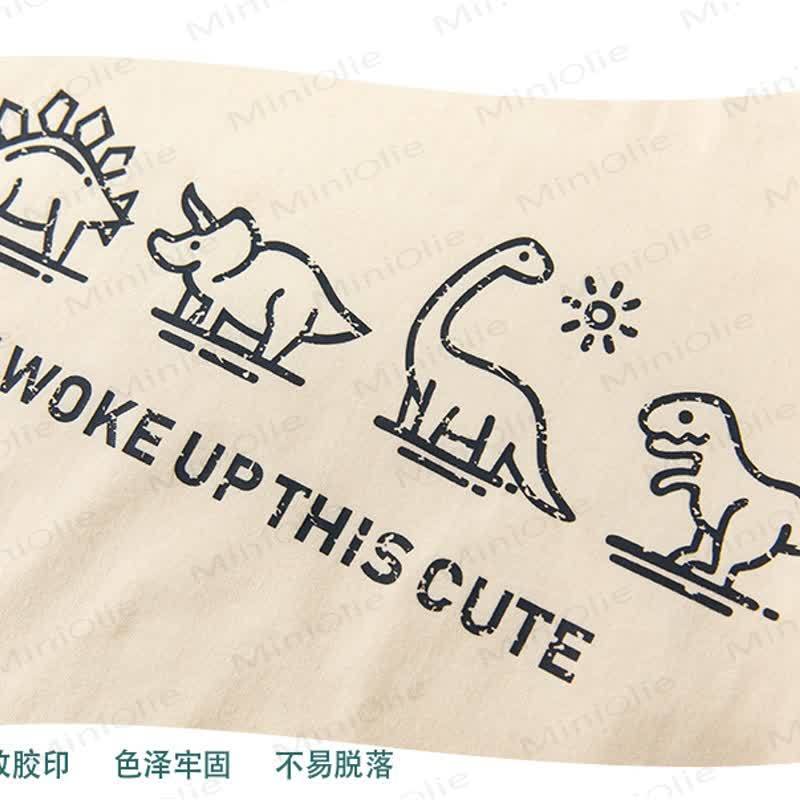 Ich bin mit diesem süßen Dino -T-Shirt für Kleinkind I WOKE UP THIS CUTE - image 11