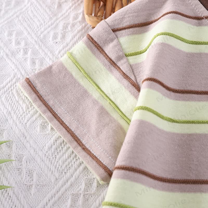 BEAR Kleinkind Streifen- T-Stück und Shorts Set - image 10