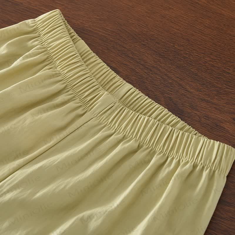 Set aus Spitze und weit geschnittener Hose für Kleinkind-Mädchen - image 4