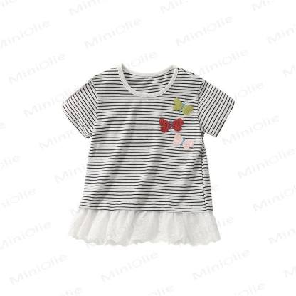 Streifen Schmetterling -T-Shirt für Kleinkind - image 5