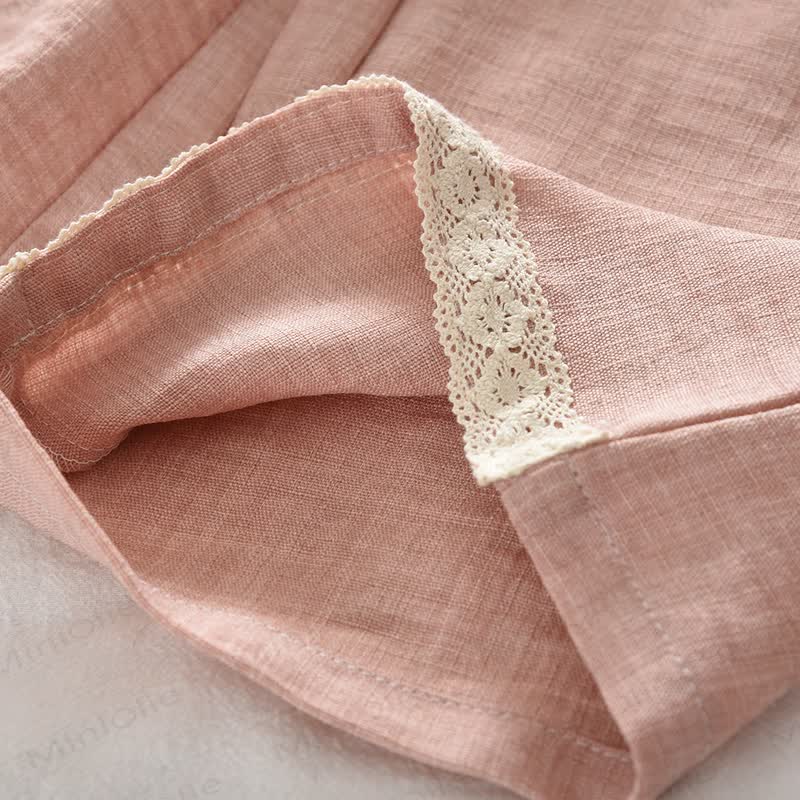 Zweiteiliges Set für Kleinkind-Mädchen: Rosa Lace -Camisole und Hose - image 4