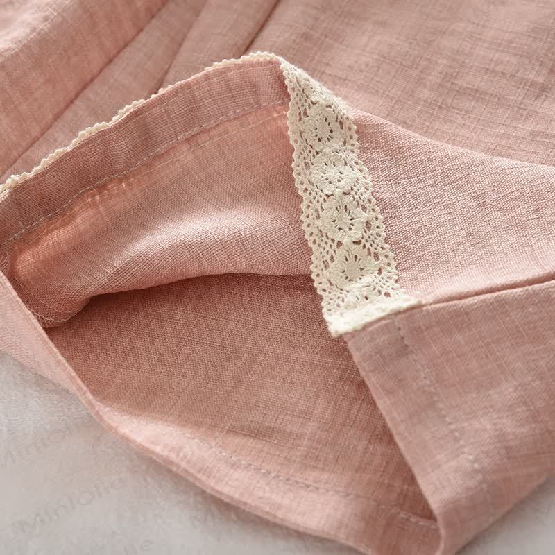 Zweiteiliges Set für Kleinkind-Mädchen: Rosa Lace -Camisole und Hose - image 4