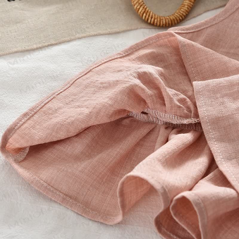 Zweiteiliges Set für Kleinkind-Mädchen: Rosa Lace -Camisole und Hose - image 5