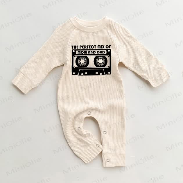 THE PERFECT MIX OF MOM AND DAD: Baby Waffel Strampler - Beige - 18-24M - image 1