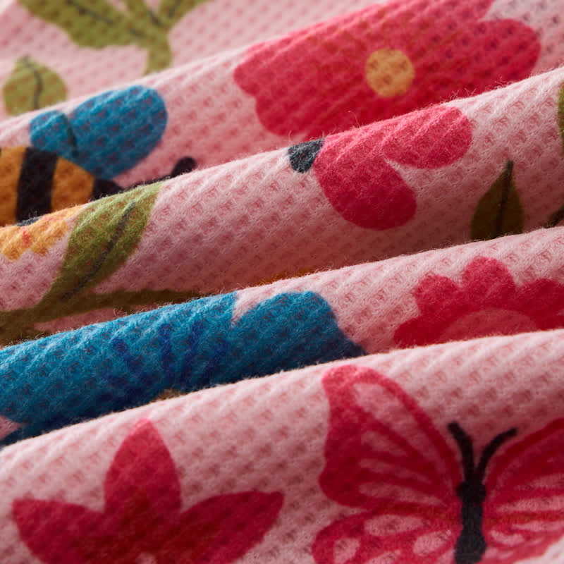 Baby Kleinkind Sweatshirt mit Blume und Schmetterling , 2-teiliges Set - image 6