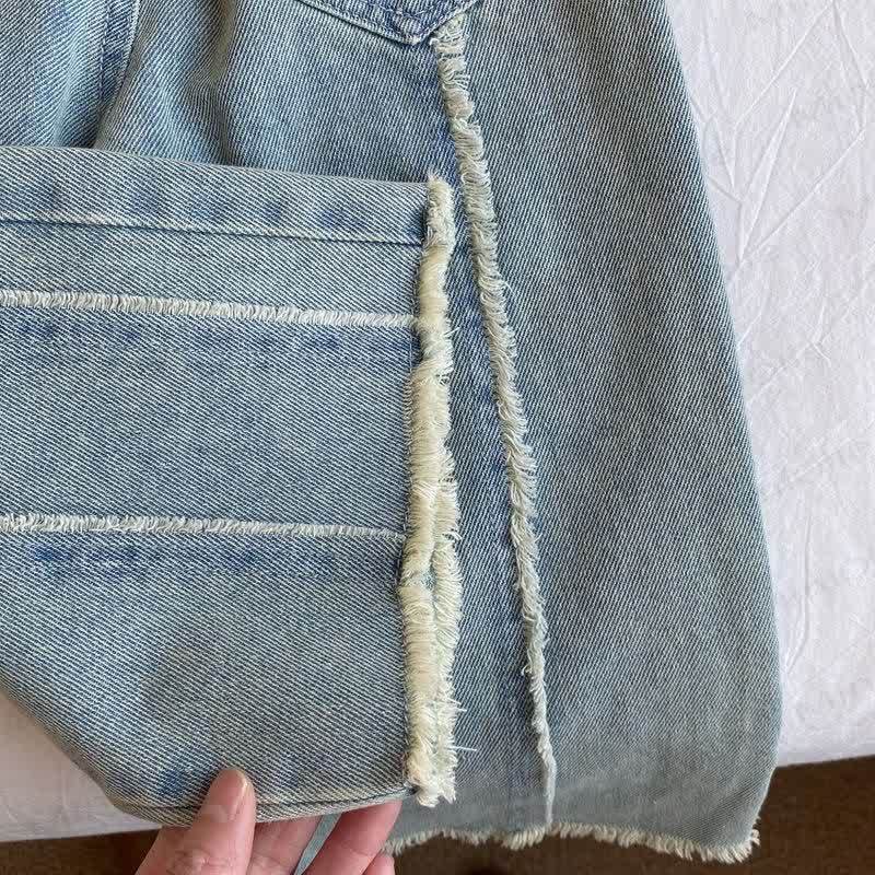 Kleinkind Mädchen Gerade Denim Hose - image 4