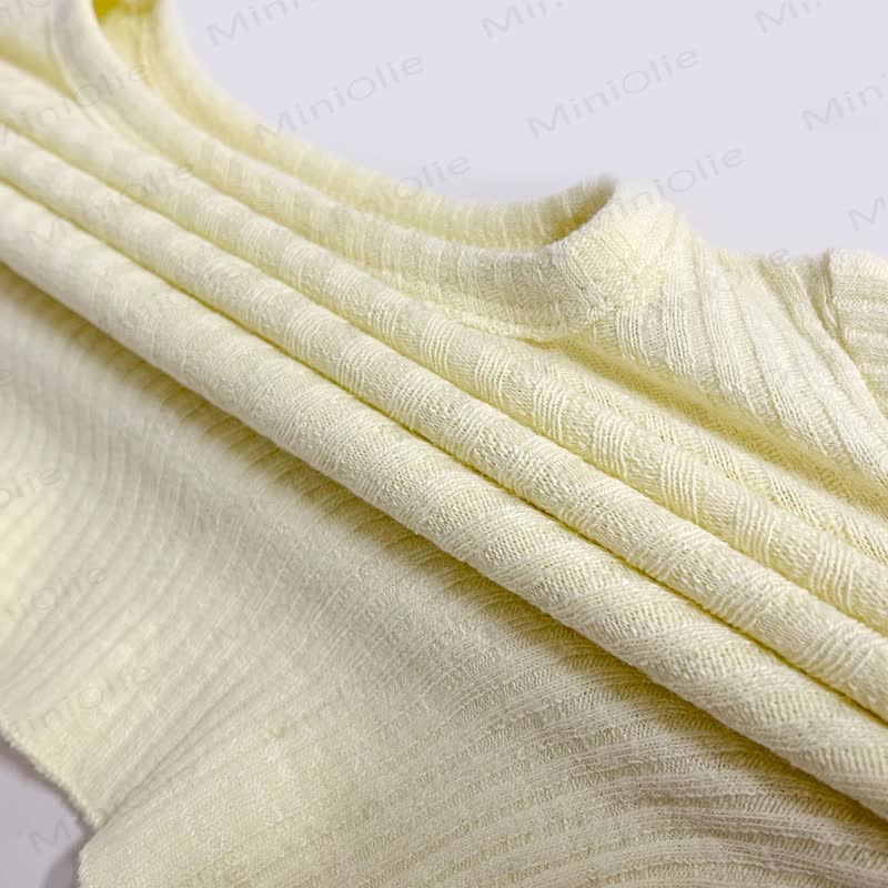 Baby Kleinkind - Schlafanzug Set, Einfarbig, Gerippt - image 9